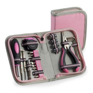 Emma 23 pcs pink tool set