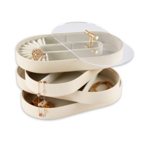 Lily Jewelry Tray, Cream