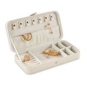 Isla Jewelry Case, Cream