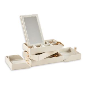 Ellie Jewelry Box, Cream