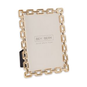 Rose Gold Chain Link Frame, 5x7