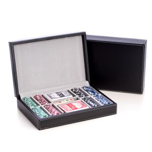 Mason 200 Chips leather Poker Set