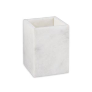 Atticus Bath Tumbler in White