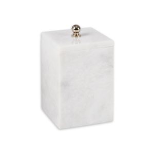 Atticus Bath Canister in White