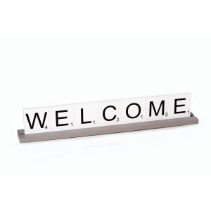 Serenity Welcome Letter Tile Sign