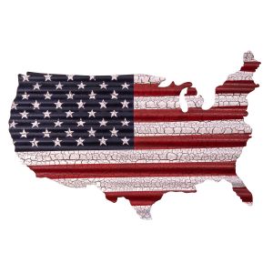 USA Map Wall Décor 