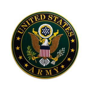 US Army Sign- Round