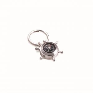Luca compass key ring
