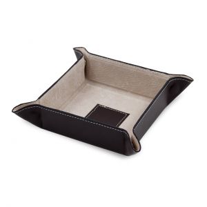 Violet leather snap valet