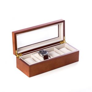 Theo Four Watch Box, Brown