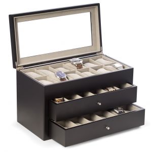 "Duke" Watch Box- Black