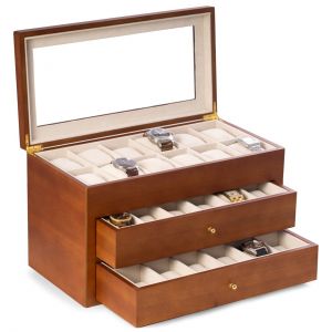 "Duke" Watch Box- Brown