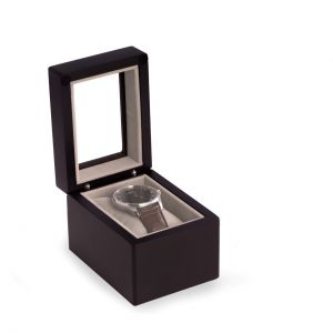 "Viscount" Watch Box- Black