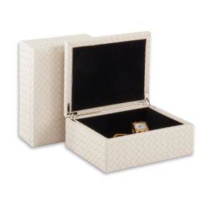 Anastasia Trinket Box, Beige