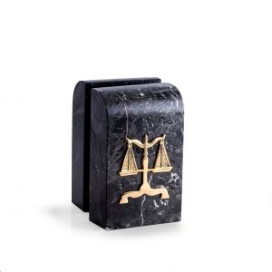 "Themis" Zebra Bookend