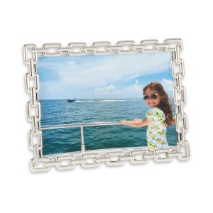 Silver Plated Link 5x7 Frame