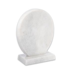 8" White Marble Award