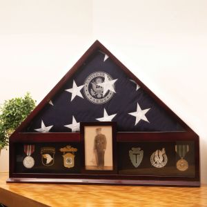 Flag Box w/ Frame & Army Seal