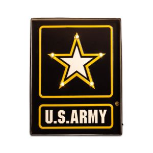 US Army Sign- Rectangle with Lights